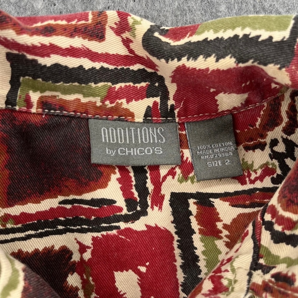 Chico's Artistic Patchwork Blazer - image 3